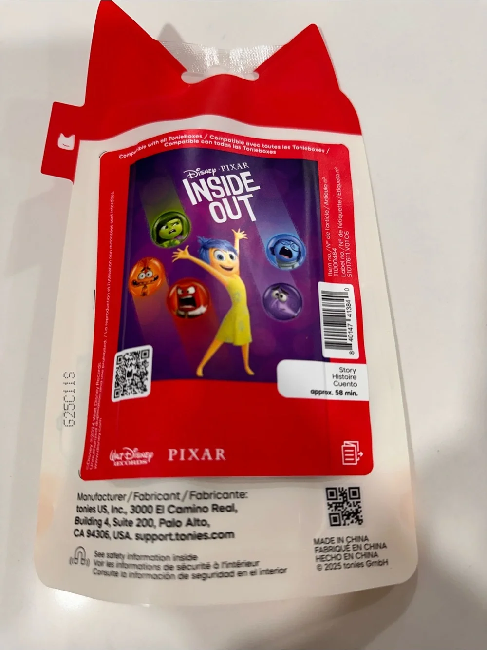 tonies Inside Out Joy Figure Toy - Yellow & Blue